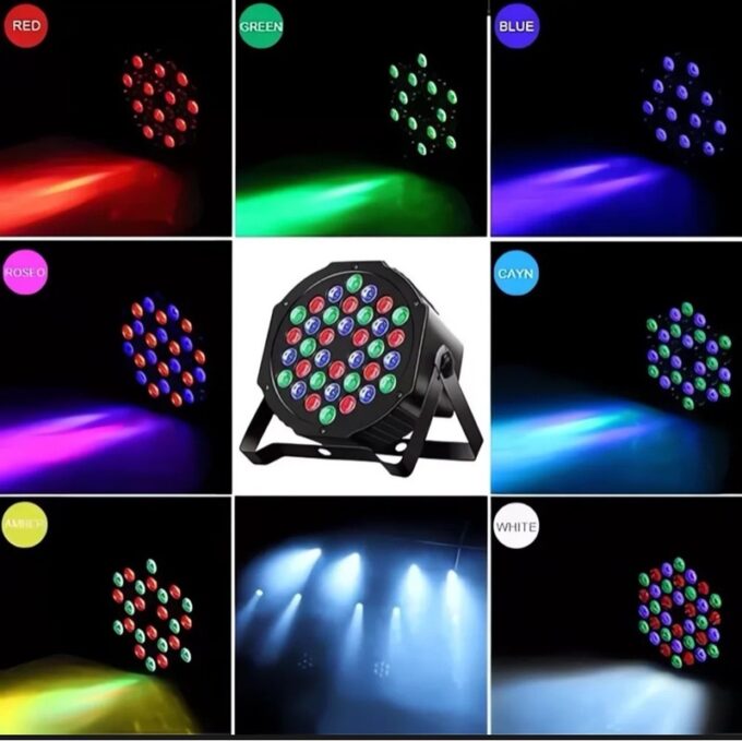 Luz LED RGB Multicolor para Fiestas 🎉 DJ, Eventos y Discoteca