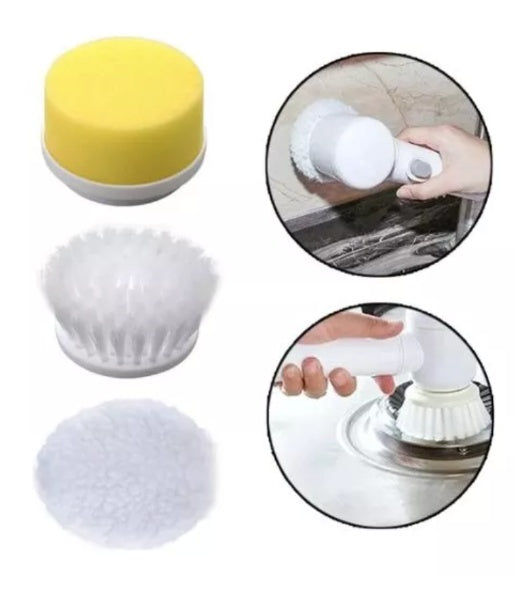 Cepillo Eléctrico de Limpieza 5 en 1 🧼 Limpia sin Esfuerzo