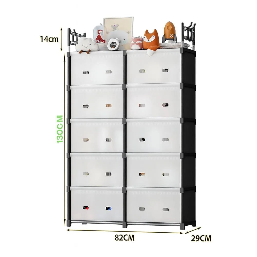 Organizador Modular con Cajones Apilables 🧸 Ideal para Juguetes, Ropa y Hogar