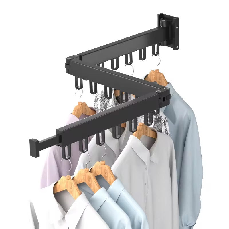 Tendedero Plegable de Pared AA3F 👕 Organiza y Cuelga tu Ropa Ahorrando Espacio