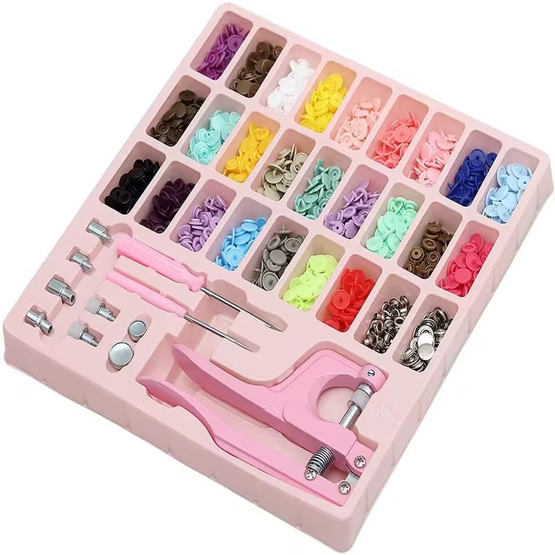 Set de Broches Plásticos con Pinza 🧵 Fácil Instalación para Ropa, Bolsos y Costura