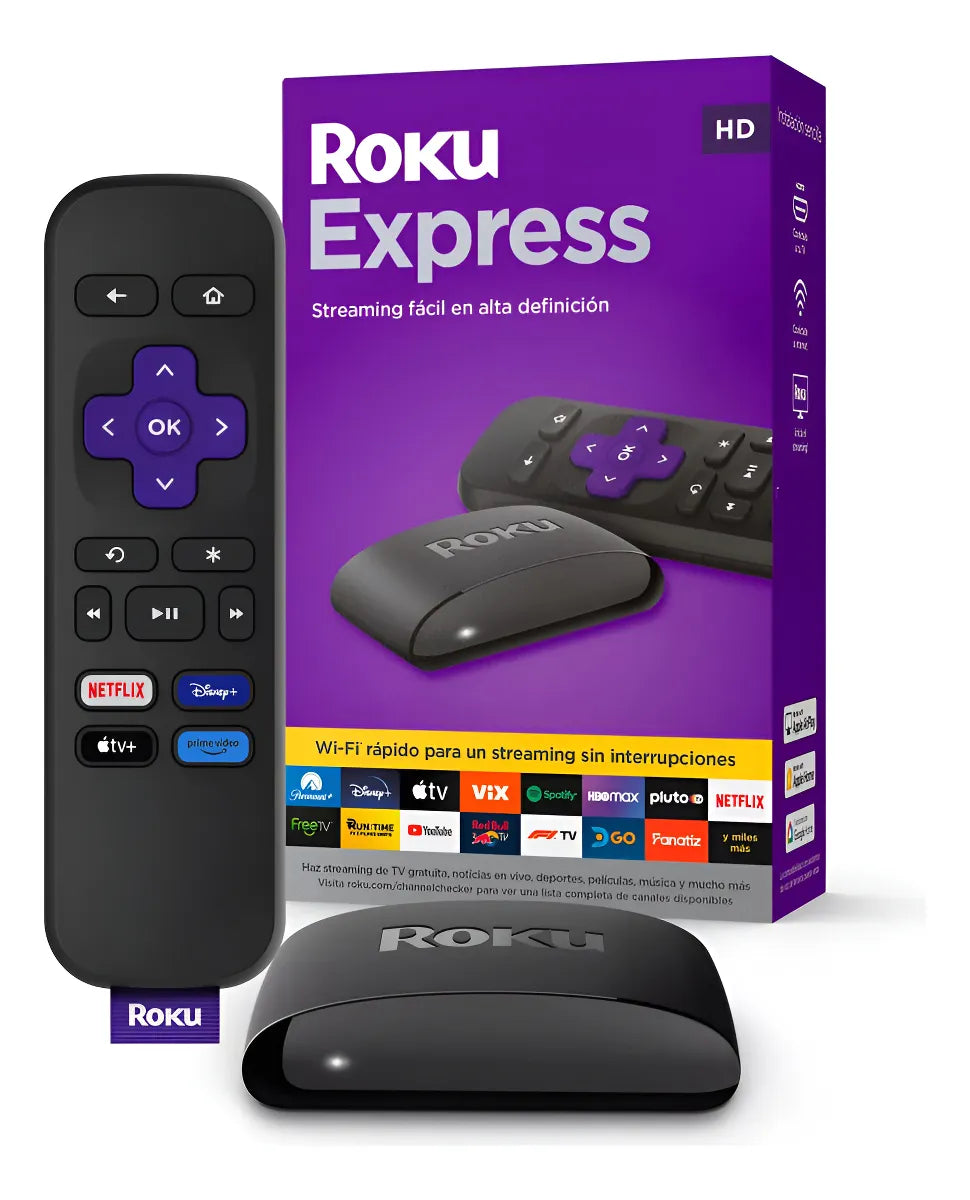 Roku Express HD 3960 – Convierte Tu TV en Smart TV al Instante