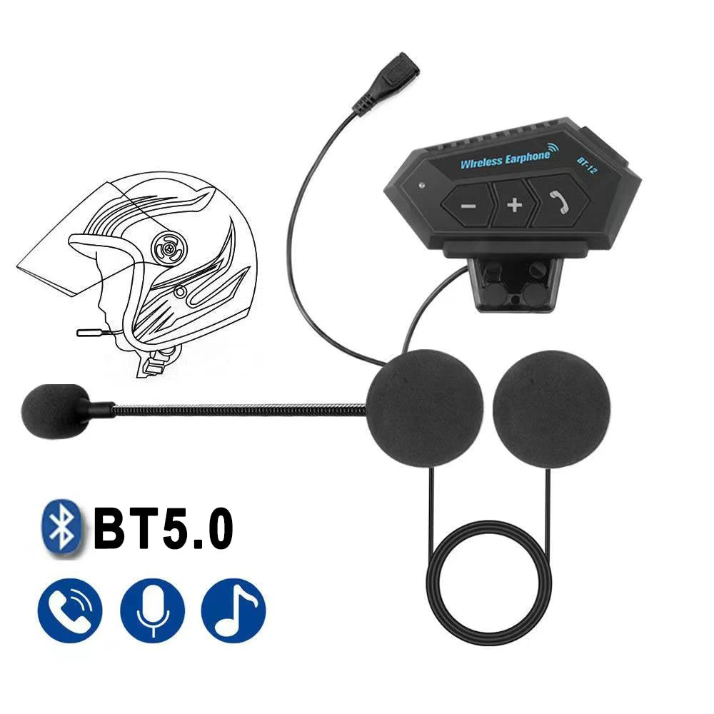 Intercomunicador Bluetooth para Moto 🏍️ Llamadas y Música en el Casco