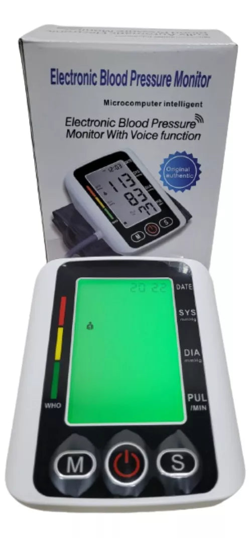 Combo Tensiómetro Digital De Brazo Con Voz+ Oxímetro+pilas