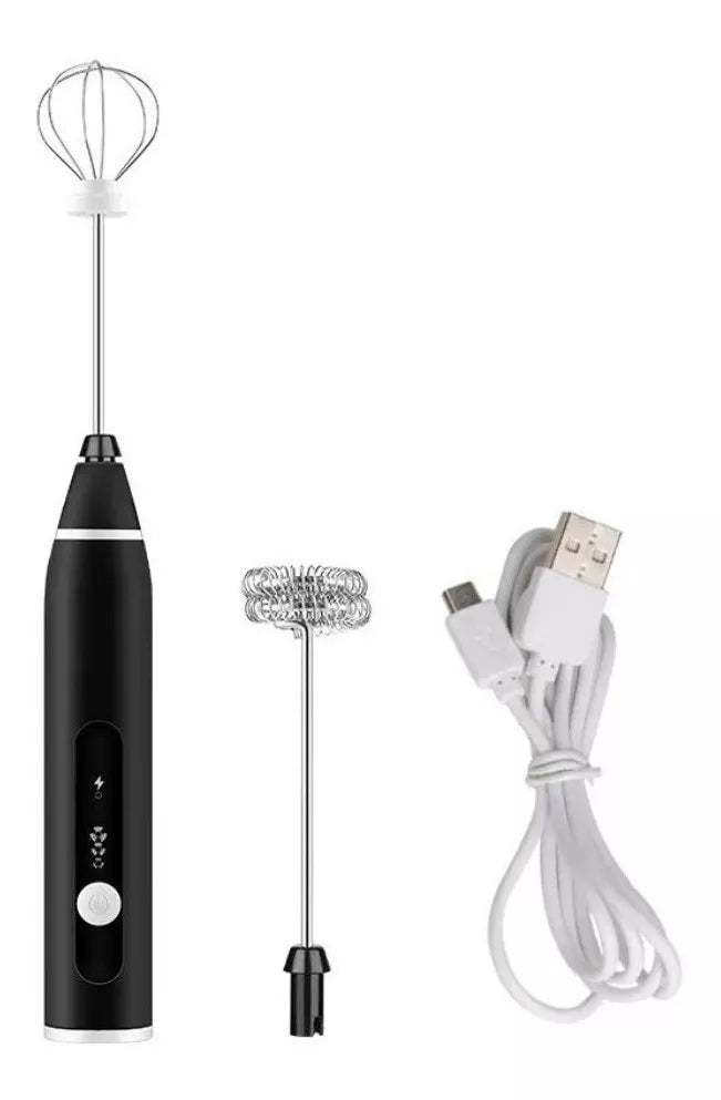 Batidor Eléctrico Portátil Mezclador Espuma Café Leche Huevo