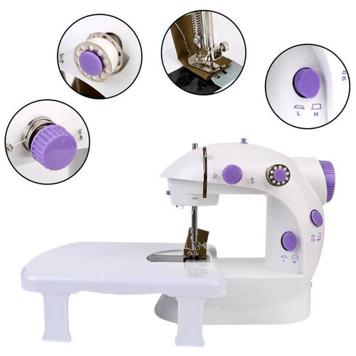(1)Máquina de coser pequeña con tabla