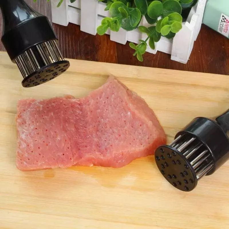 Ablandador de Carne 20 Puntas en Acero Inoxidable 🥩 Carne Más Suave y Jugosa