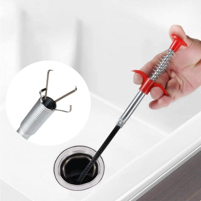 Sonda de drenaje 60CM para sifones tuberia y alcantarillado extractor de plomeria