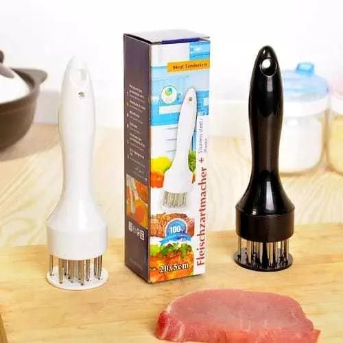 Ablandador de Carne 20 Puntas en Acero Inoxidable 🥩 Carne Más Suave y Jugosa