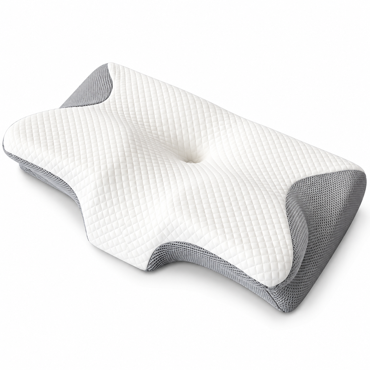 Almohada Cervical Ortopédica Ergonómica 🦋 Diseño Mariposa para Mayor Comodidad al Dormir