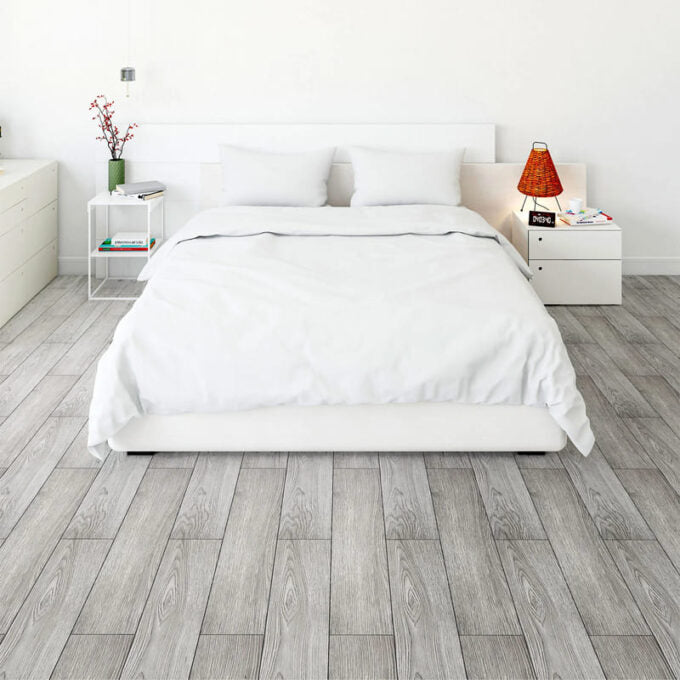 Baldosa adhesiva 92 x 15,5 gris claro pegatina 36 pcs