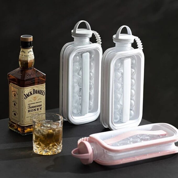 Botella para cubos de hielo, hielera portatil
