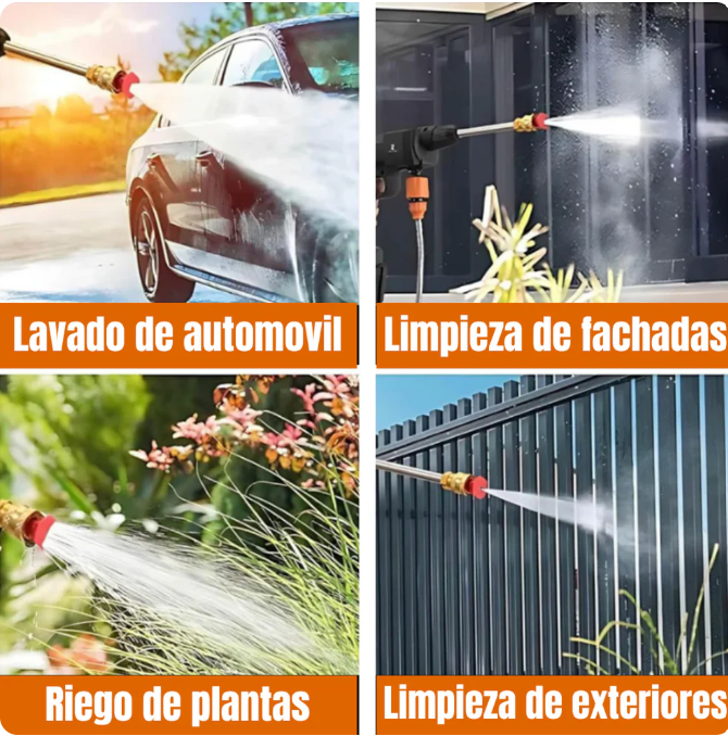 Hidrolavadora Portátil de Alta Presión 🚗 Ideal para Carro y Moto