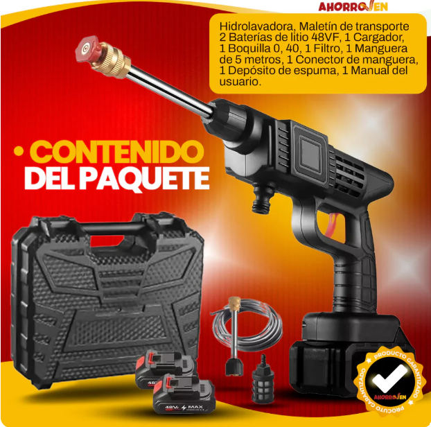 Hidrolavadora Portátil de Alta Presión 🚗 Ideal para Carro y Moto