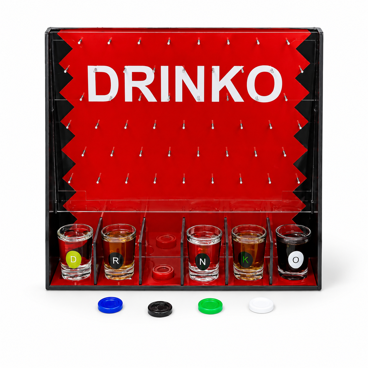 Juego Drinko para Fiestas 🎉 Diversión con Vasos Shot para Reuniones y Amigos