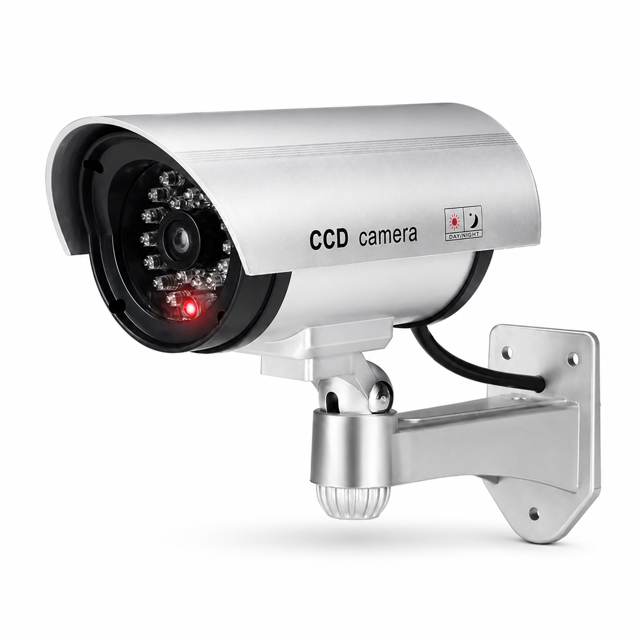 Cámara Falsa de Seguridad para Exterior 🔐 Apariencia Real para Proteger tu Hogar