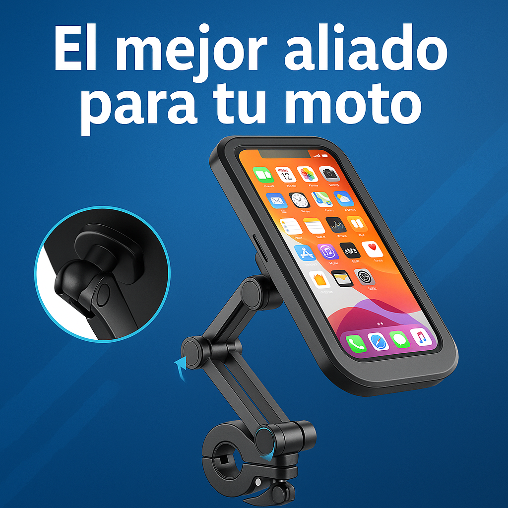 Soporte Impermeable para Celular Moto y Bicicleta 📱💧