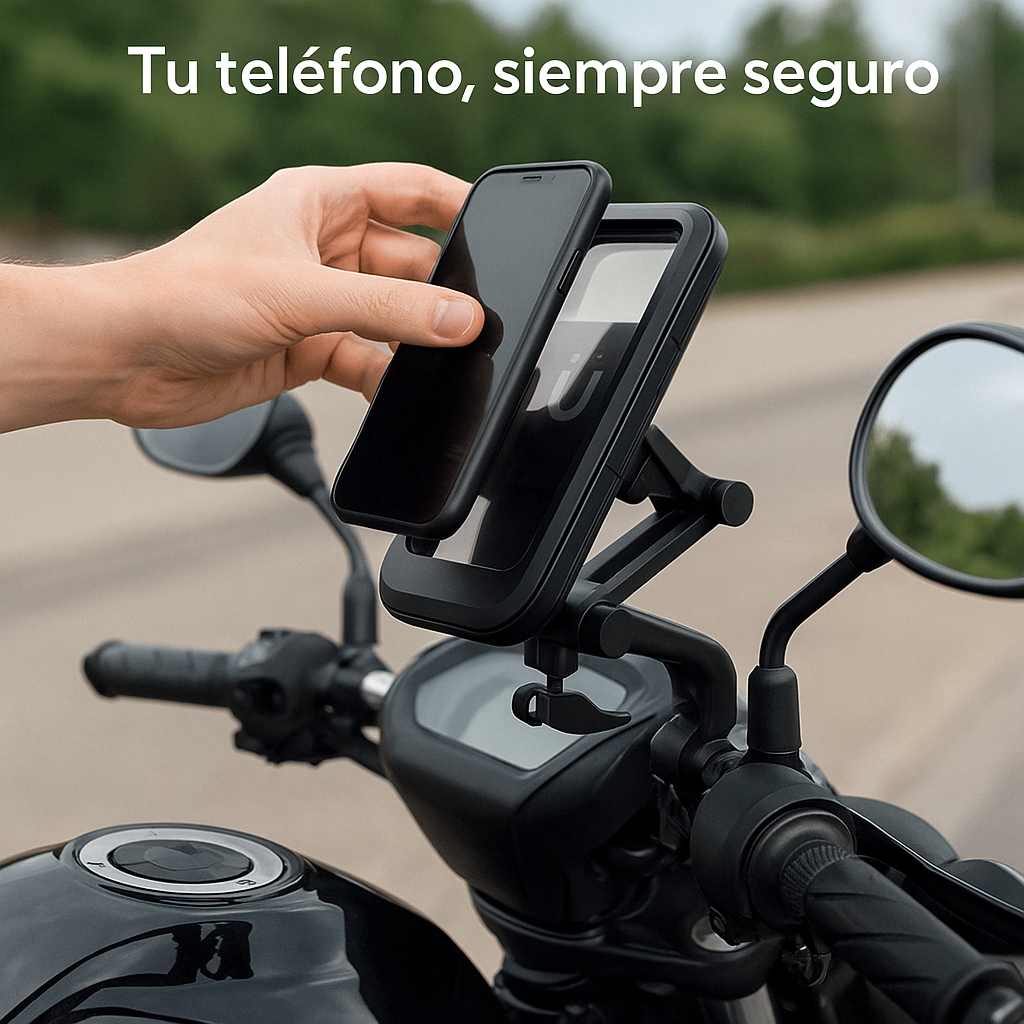 Soporte Impermeable para Celular Moto y Bicicleta 📱💧