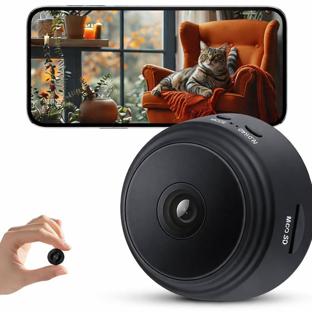 Mini Cámara de Seguridad A9 con Visión Nocturna – Vigilancia Discreta 📷