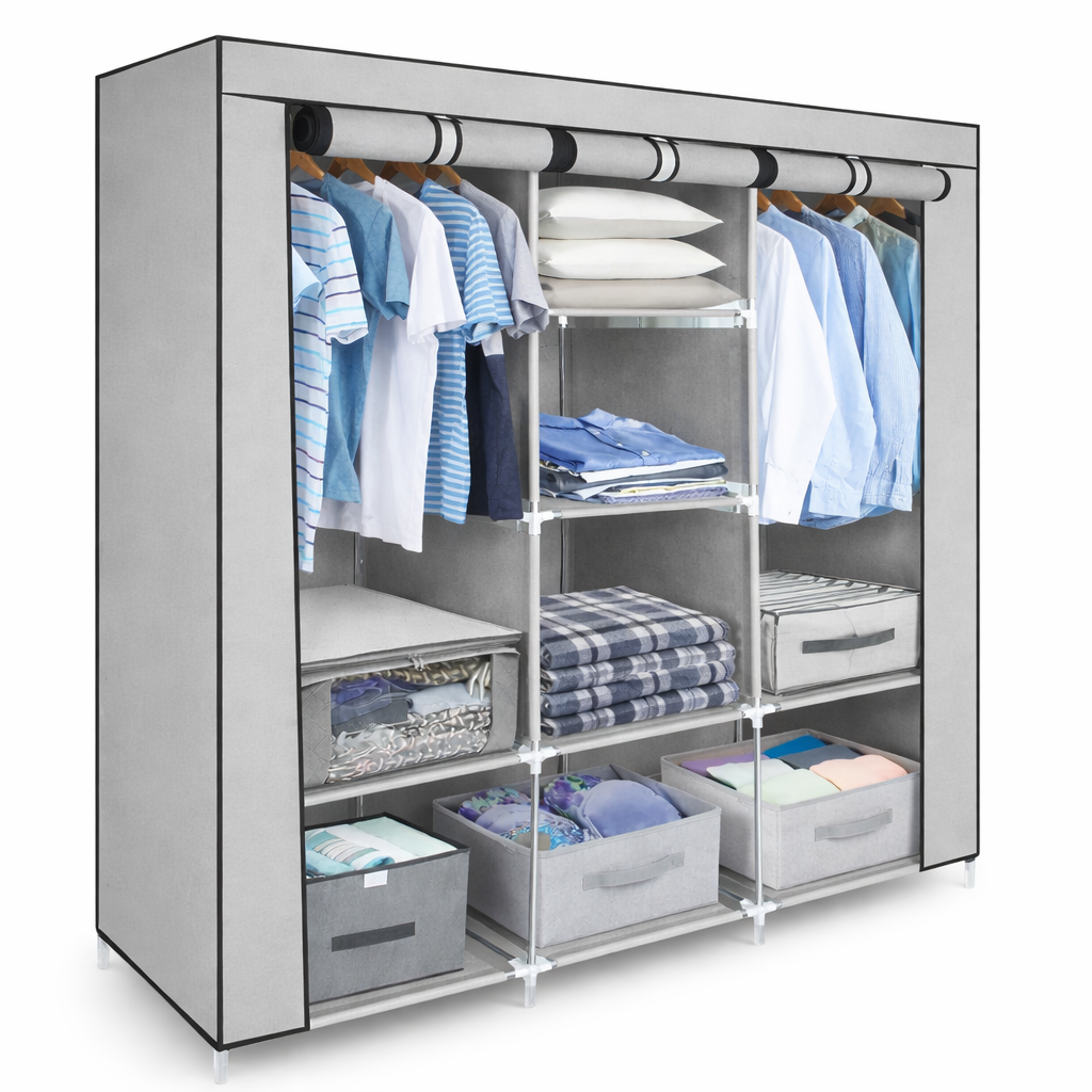 Closet Ropero Armable de 3 Puertas – Organiza y Ahorra Espacio 👕