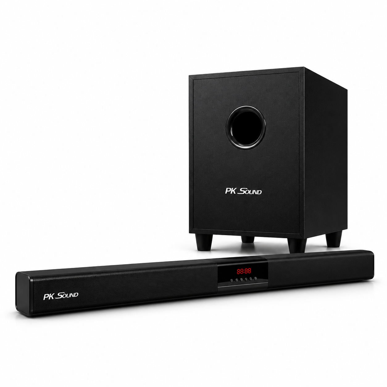 Barra de Sonido PK Sound S508 🔊 Sonido Potente 2.1 con Subwoofer Inalámbrico