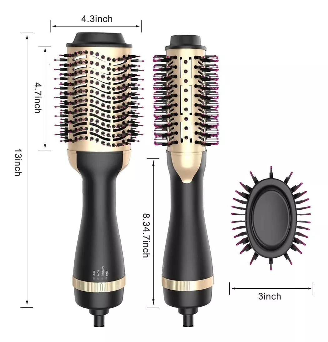 Cepillo Secador Avocado 3d Therapy Infusión Keratina 2000w 110v