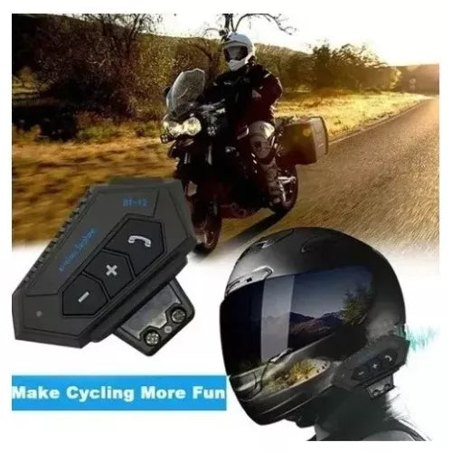 Intercomunicador Bluetooth para Moto 🏍️ Llamadas y Música en el Casco