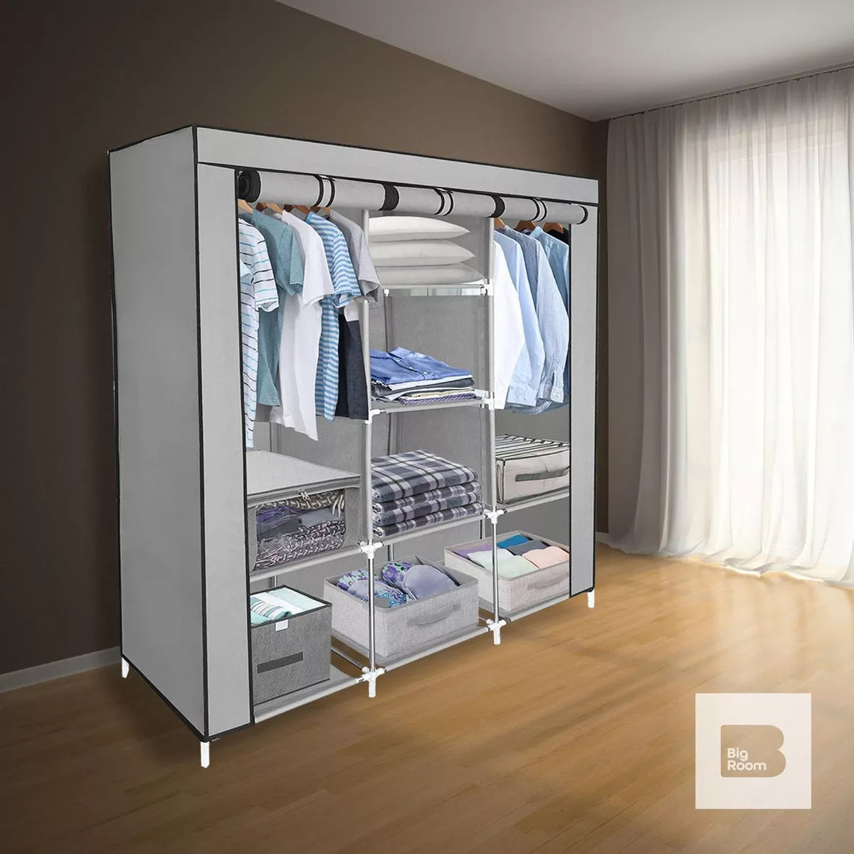 Closet Ropero Armable de 3 Puertas – Organiza y Ahorra Espacio 👕
