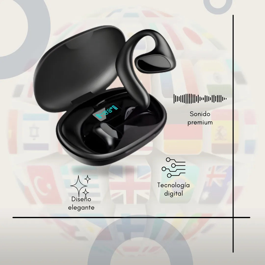 Audífonos Traductor de Idiomas Inalámbricos – Traducción en Tiempo Real 🌍