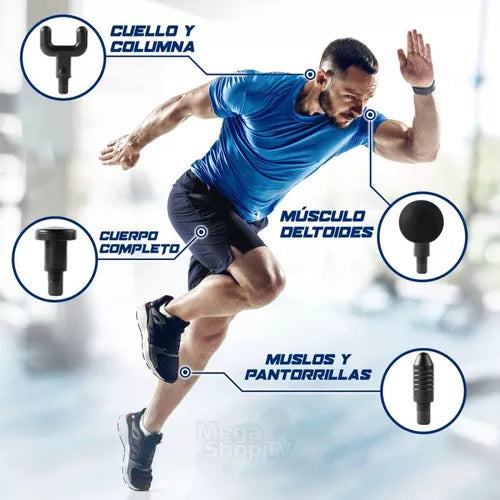 💆♂️🔥❄ Pistola de Masaje – Terapia Calor & Frío para Alivio Muscular