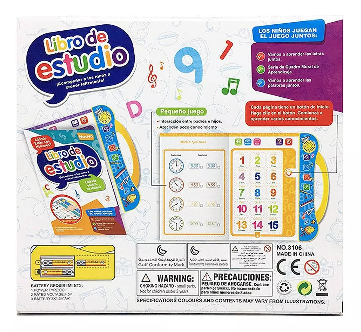 Libro Interactivo para Niños 📚✨ Sonidos en Inglés y Español