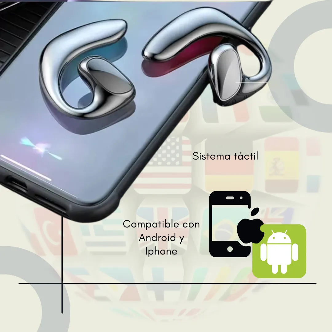 Audífonos Traductor de Idiomas Inalámbricos – Traducción en Tiempo Real 🌍