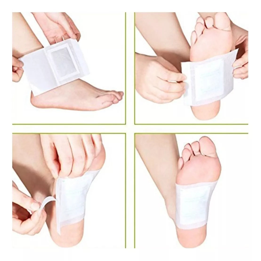 Parche Desintoxicante Pie Cuerpo Relajante Kinoki Caja 10pza