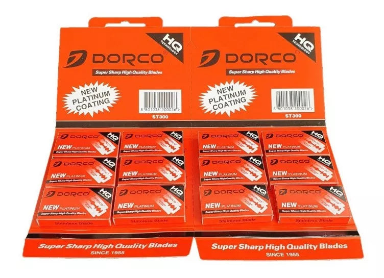 Cuchillas Dorco Originales 🪒 Pack x60 | Afeitado Preciso y Duradero
