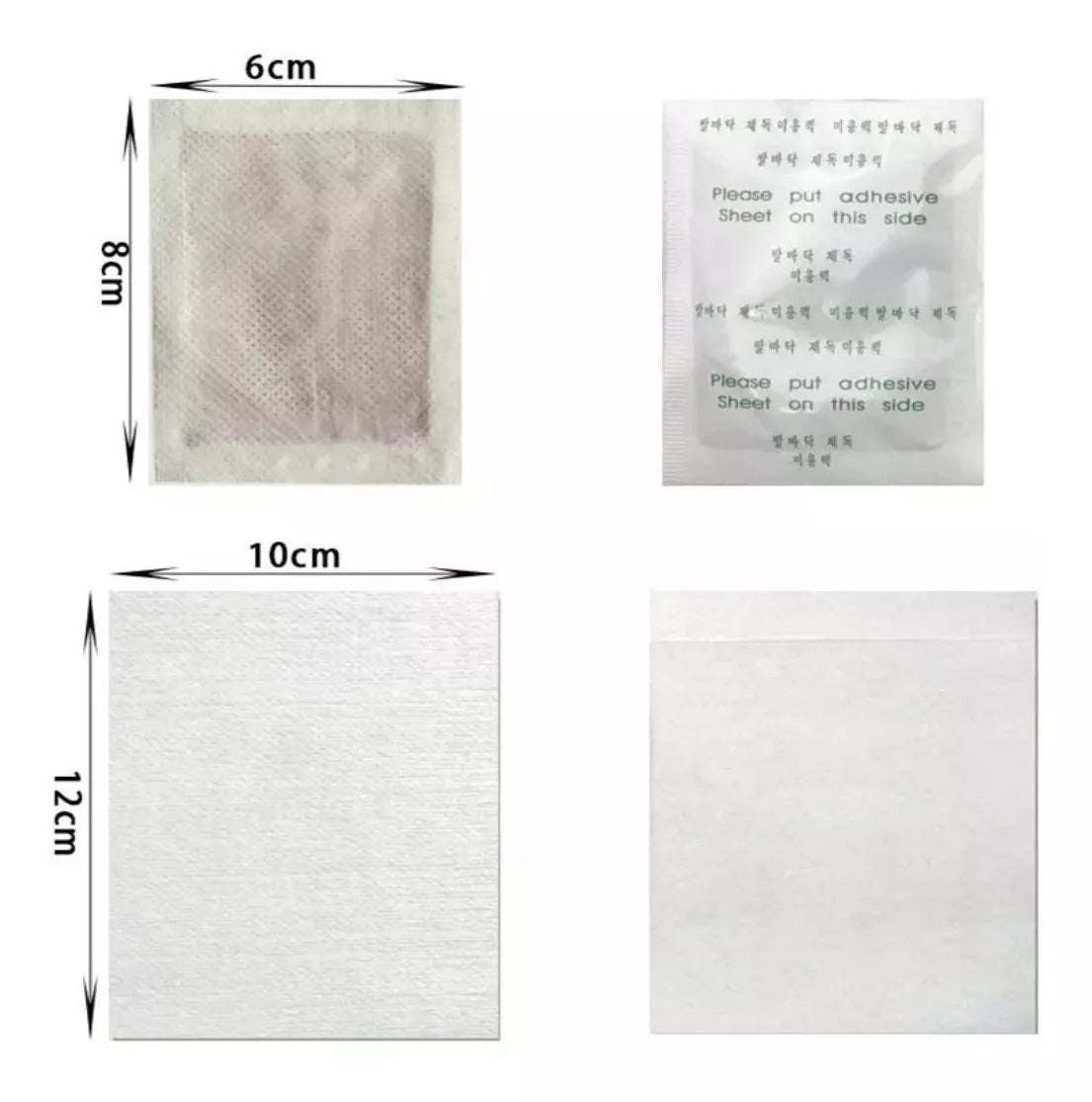 Parche Desintoxicante Pie Cuerpo Relajante Kinoki Caja 10pza