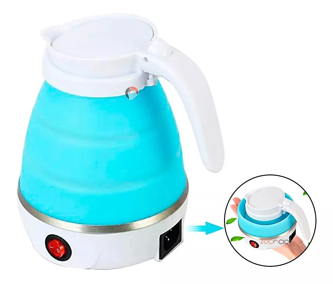 Calentador Eléctrico Plegable Portable Hervidor De Liquido Voltaje 110v Color Blanco