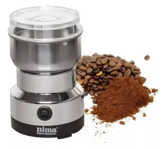 Molino Eléctrico De Café Y Frutos Secos Color Negro
