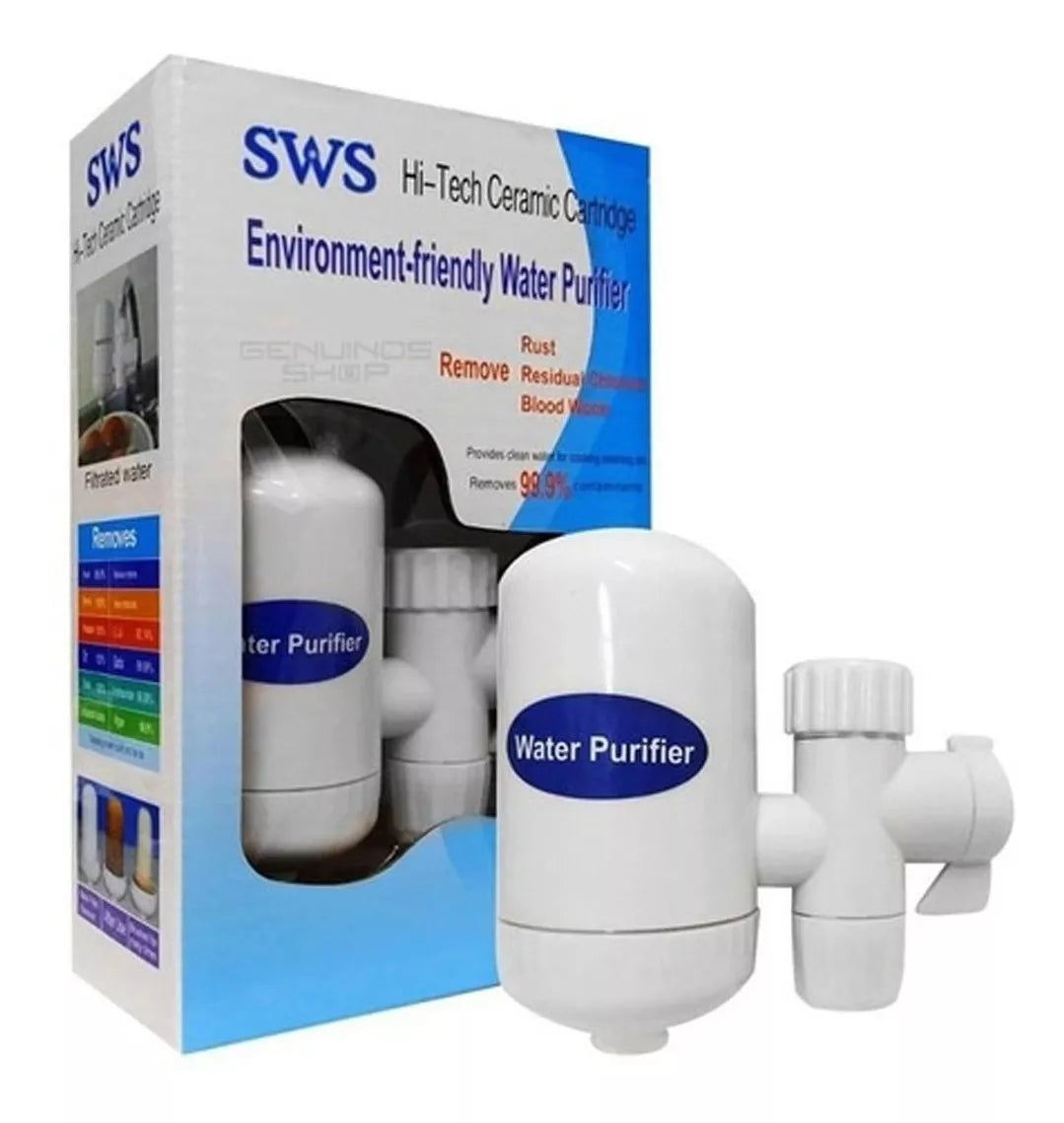 Filtro Sws Purificador de Agua para Grifo 💧 Agua Más Limpia al Instante en tu Cocina