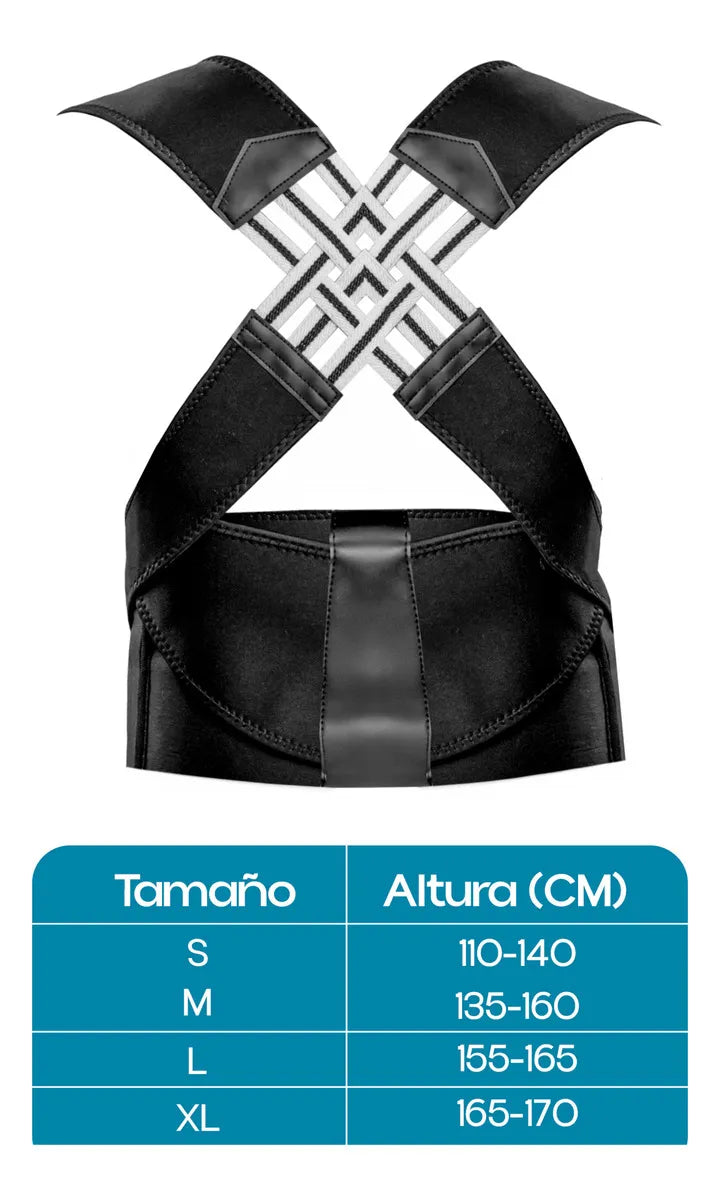 Corrector de Postura Ortopédico Ajustable Unisex 🦴 Alivia Dolor de Espalda