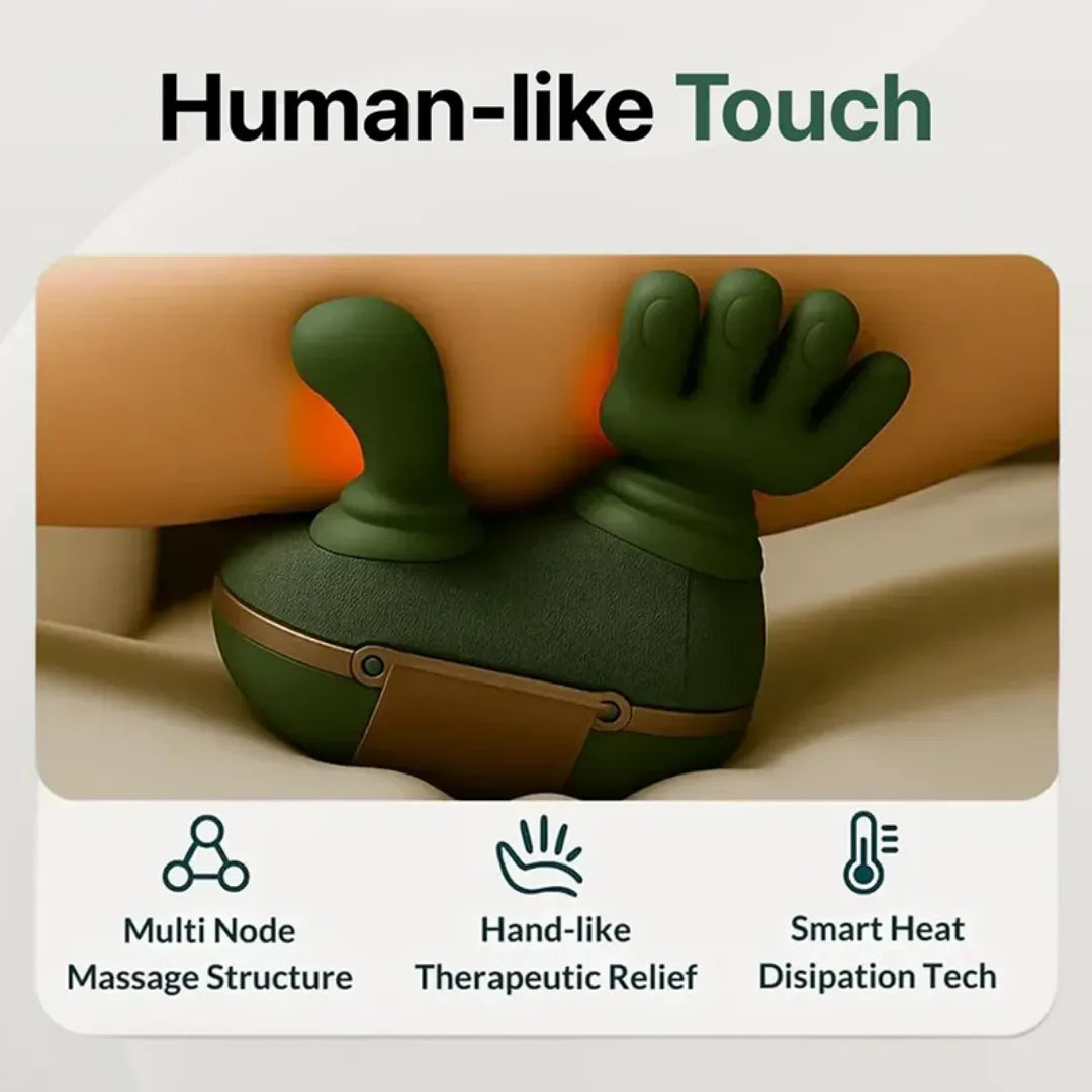 Masajeador Eléctrico Portátil para Cuello y Cuerpo 💆♂️ Alivio y Relajación en Minutos