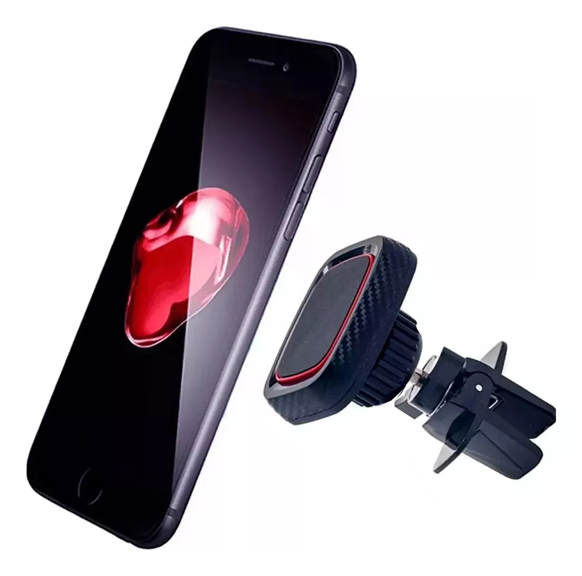 (1)Soporte Celular Carro Iman Rejilla Magnético