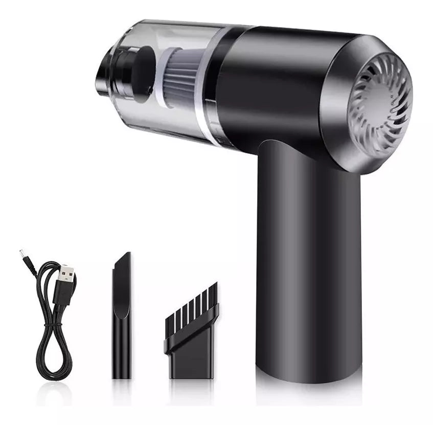 Mini Aspiradora Portátil Aspiradora Inalámbrica Auto Hogar Color Negro/Blanco 12V
