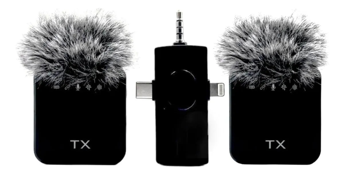Micrófono Inalámbrico de Solapa F11 🎤 3 en 1 con Doble Emisor – Sonido HD