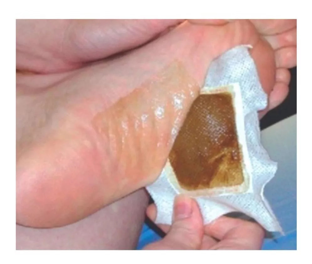 Parche Desintoxicante Pie Cuerpo Relajante Kinoki Caja 10pza