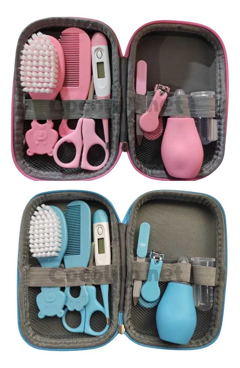 Kit de Aseo y Cuidado para Bebé – Portátil y Completo 🍼 8 piezas