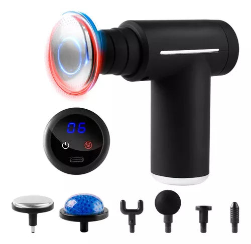 💆♂️🔥❄ Pistola de Masaje – Terapia Calor & Frío para Alivio Muscular