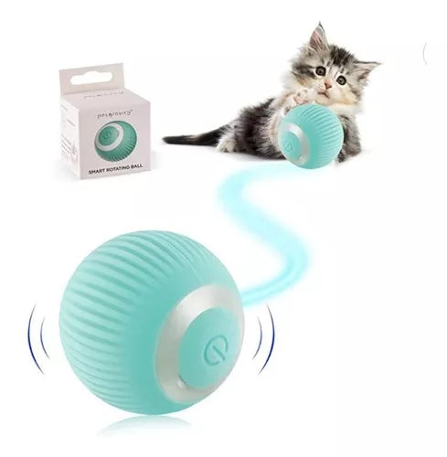 Bola Interactiva para Gatos 🐱 Recargable y Automática