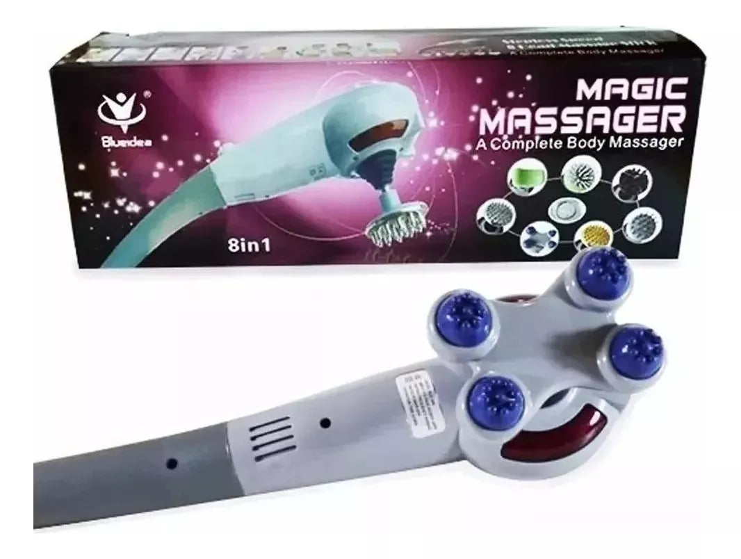 Masajeador Eléctrico Portátil 8 en 1 💆♂️ Alivio Muscular en Casa