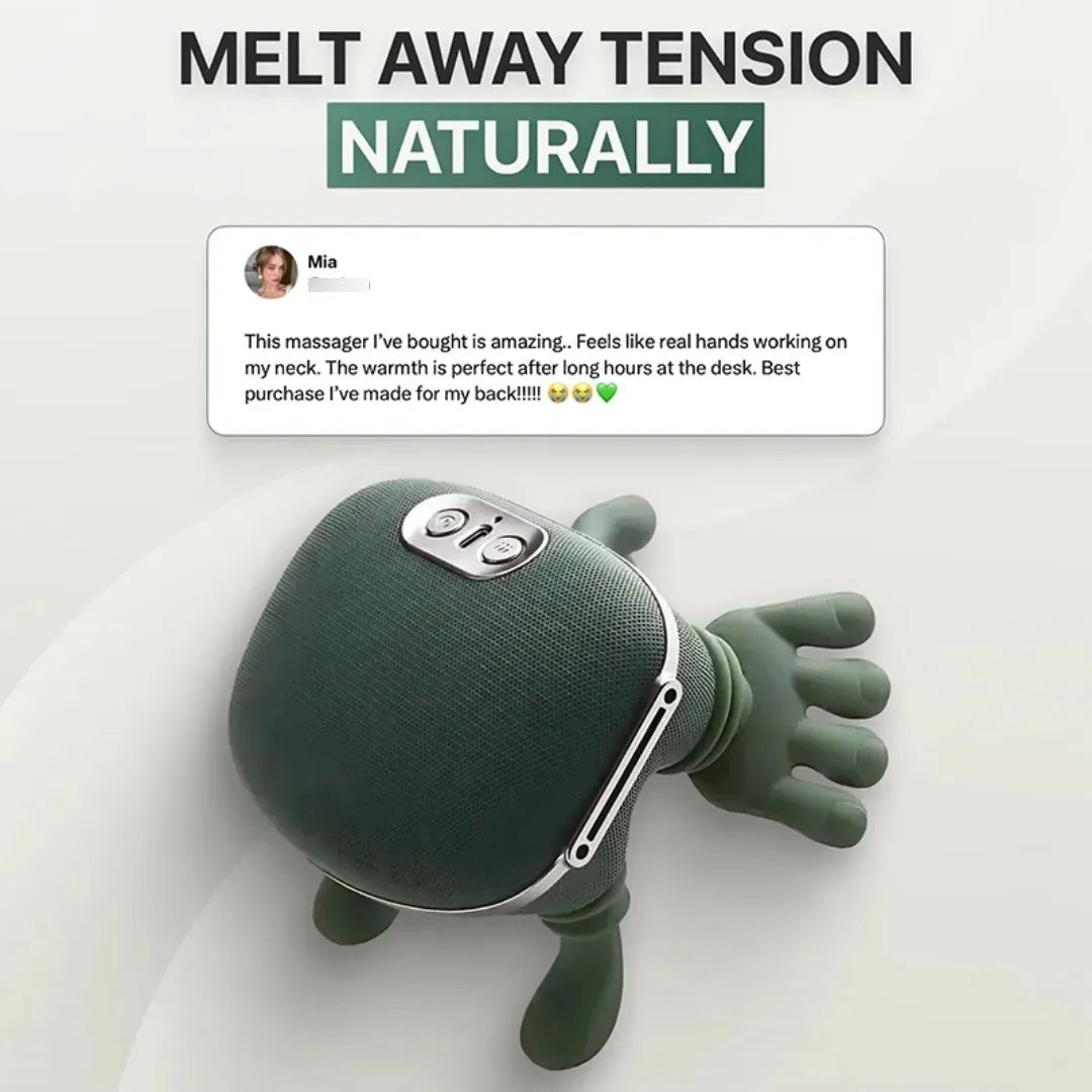 Masajeador Eléctrico Portátil para Cuello y Cuerpo 💆♂️ Alivio y Relajación en Minutos