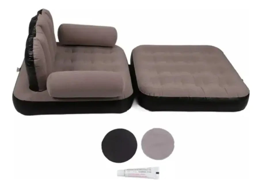 Sofá Inflable Multifuncional 2 en 1 🛋️ Sillón y Cama Portátil para Descanso